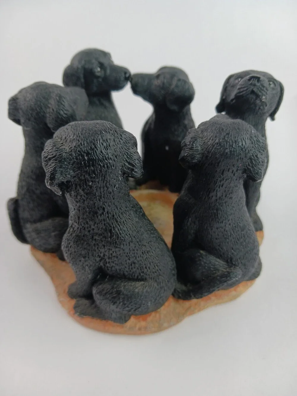 Black Lab Circle Votive Candle Holder Continental Creations #P608 S6328